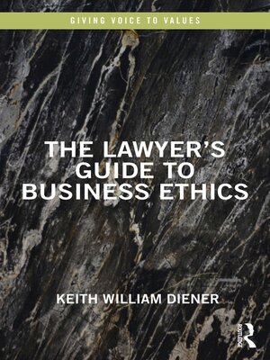 cover image of The Lawyer's Guide to Business Ethics